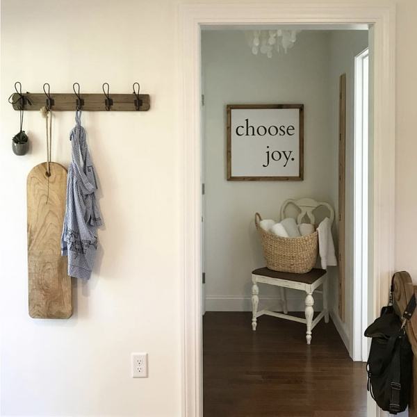 Wood Framed Signboard - Choose Joy