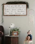 Wood Framed Signboard - I Choose You - Multiple Sizes