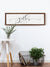 Wood Framed Signboard - Gather - Multiple Sizes