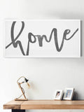 Wood Framed Signboard - Home [Freehand] - Multiple Sizes