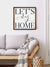 Wood Framed Signboard - Let's Stay Home - Multiple Sizes